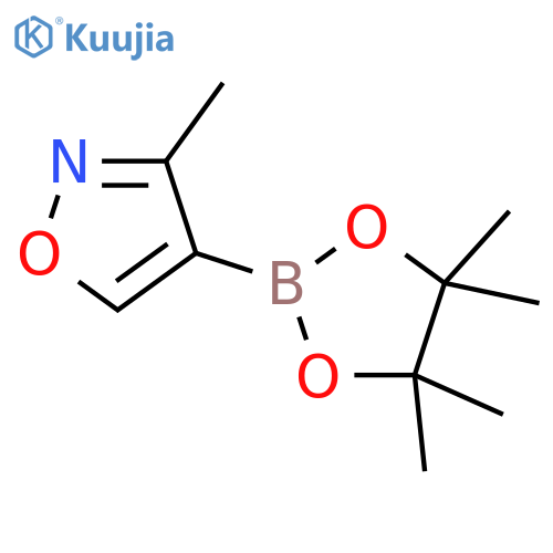 3-Methyl-4-(4,4,5,5-tetramethyl-1,3,2-dioxaborolan-2-yl)isoxazole structure