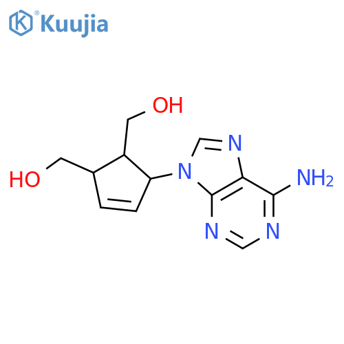 3-Cyclopentene-1,2-dimethanol,5-(6-amino-9H-purin-9-yl)-, [1S-(1a,2b,5b)]- (9CI) structure