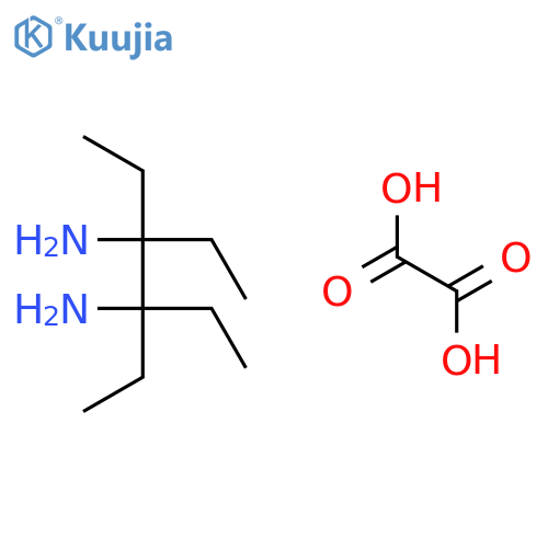 3,4-HEXANEDIAMINE, 3,4-DIETHYL-, ETHANEDIOATE (1:1) structure