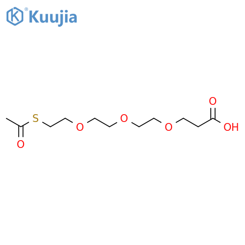 S-Acetyl-PEG3-acid structure