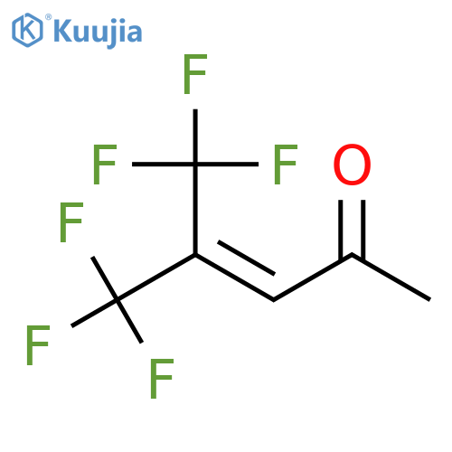 5,5,5-Trifluoro-4-(trifluoromethyl)pent-3-en-2-one structure
