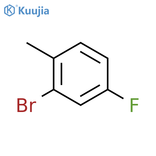 2-Bromo-4-fluorotoluene structure