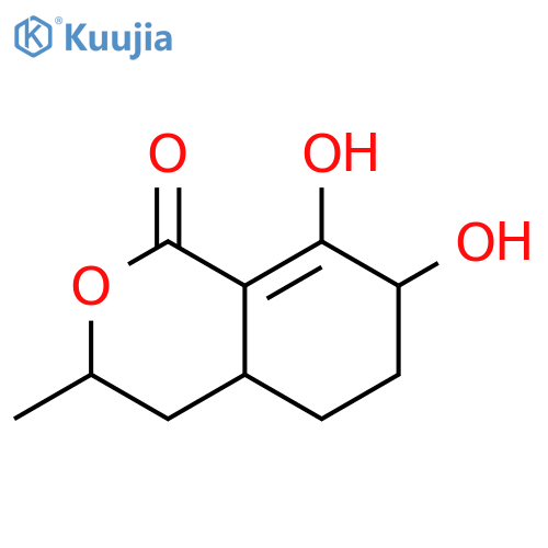 3,4,4a,5,6,7-Hexahydro-8-hydroxy-3-methyl-1H-2-benzopyran-1-one; (3S,4aR)-form, 7S-Hydroxy structure