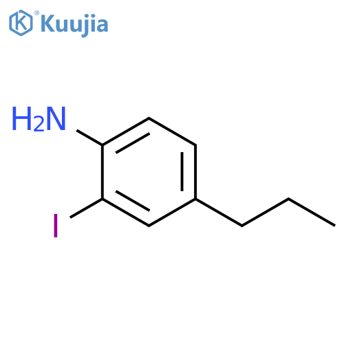 2-iodo-4-propylaniline structure