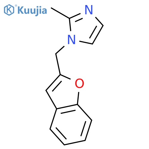 1-(2-benzofuranylmethyl)-2-methyl-1H-Imidazole structure