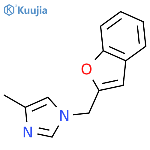 1-(2-benzofuranylmethyl)-4-methyl-1H-Imidazole structure