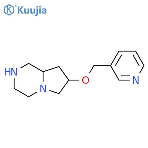 7-(pyridin-3-ylmethoxy)octahydropyrrolo[1,2-a]pyrazine structure
