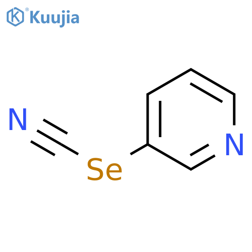 Selenocyanic acid, 3-pyridinyl ester structure