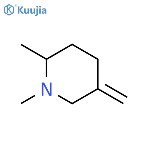 Piperidine,1,2-dimethyl-5-methylene- structure