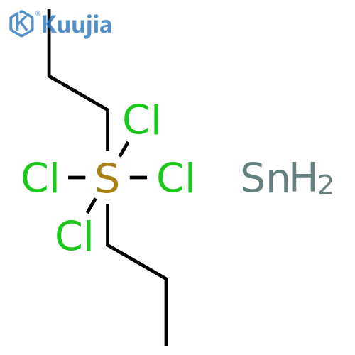 Tin, tetrachloro[1,1'-thiobis[propane]]- structure