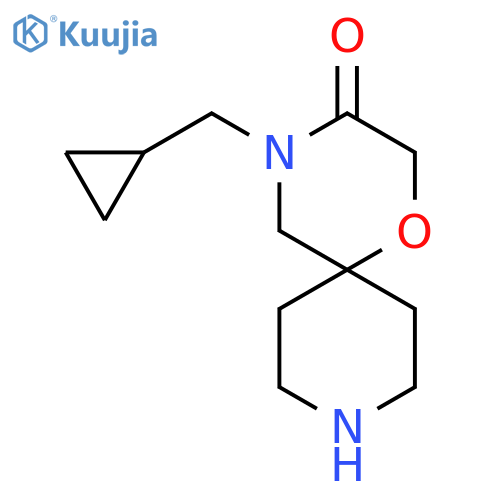 4-(Cyclopropylmethyl)-1-oxa-4,9-diazaspiro[5.5]undecan-3-one structure