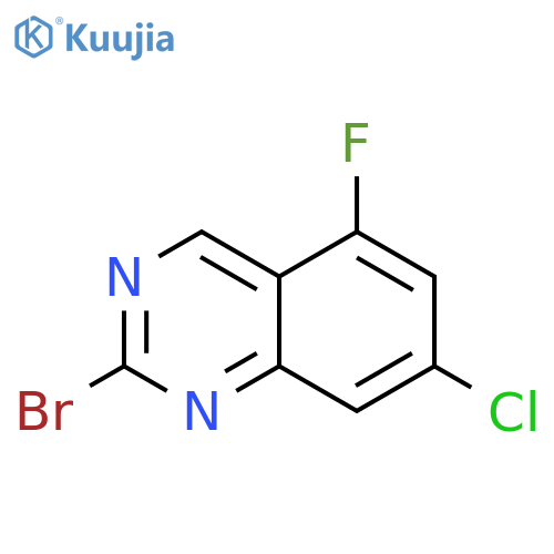 2-bromo-7-chloro-5-fluoroquinazoline structure