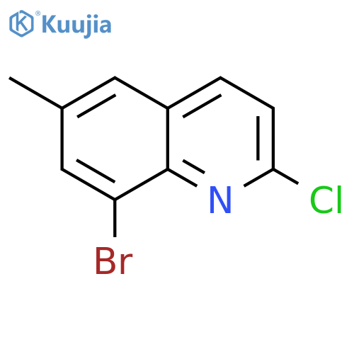 8-Bromo-2-chloro-6-methylquinoline structure