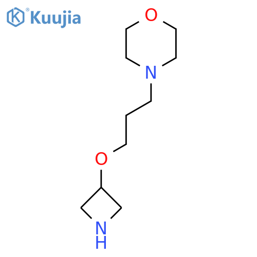 4-3-(azetidin-3-yloxy)propylmorpholine structure
