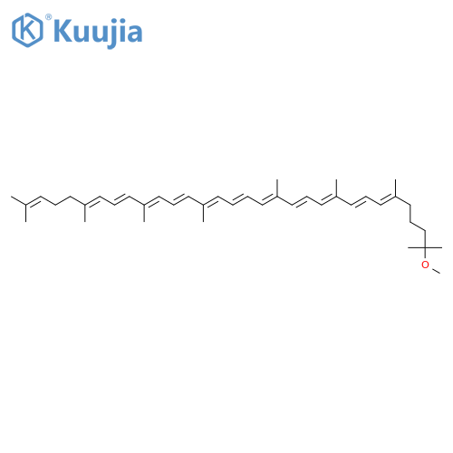 2,6,8,10,12,14,16,18,20,22,24,26-Dotriacontadodecaene, 31-methoxy-2,6,10,14,19,23,27,31-octamethyl-, (6E,8E,10E,12E,14E,16E,18E,20E,22E,24E,26Z)- structure