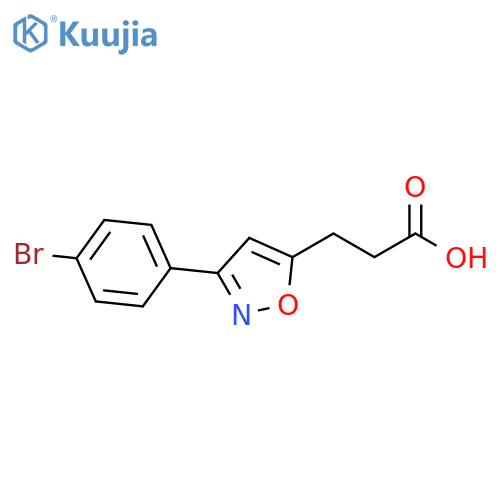 3-(3-(4-Bromophenyl)Isoxazol-5-Yl)Propanoic Acid structure