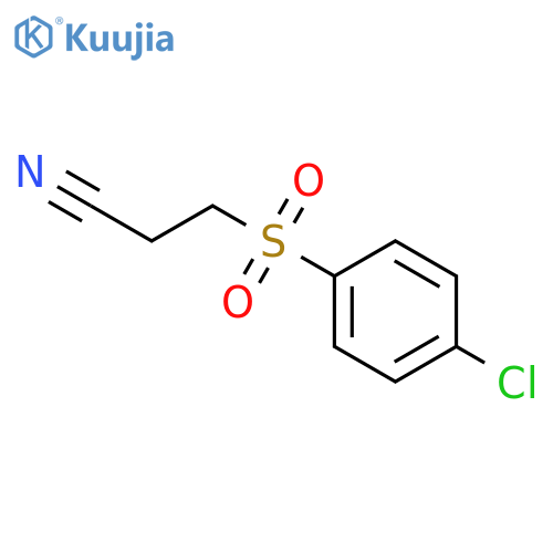 3-[(4-Chlorophenyl)sulfonyl]propanenitrile structure