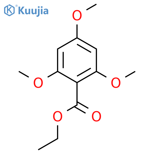 Benzoic acid, 2,4,6-trimethoxy-, ethyl ester structure