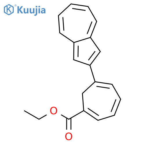 Ethyl 6-(azulen-2-yl)cyclohepta-1,3,5-triene-1-carboxylate structure