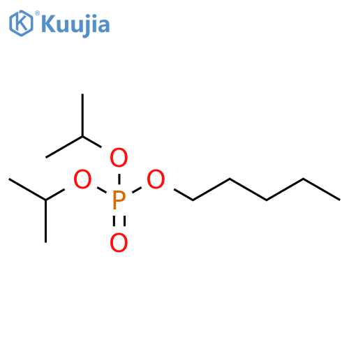 Phosphoric acid, bis(1-methylethyl) pentyl ester structure