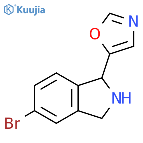 5-(5-Bromoisoindolin-1-yl)oxazole structure