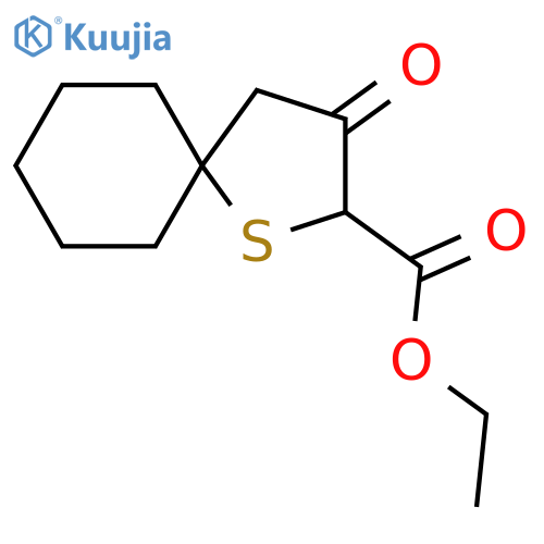 Ethyl 3-oxo-1-thiaspiro[4.5]decane-2-carboxylate structure