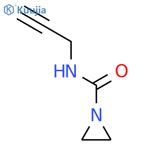 1-Aziridinecarboxamide, N-2-propynyl- structure