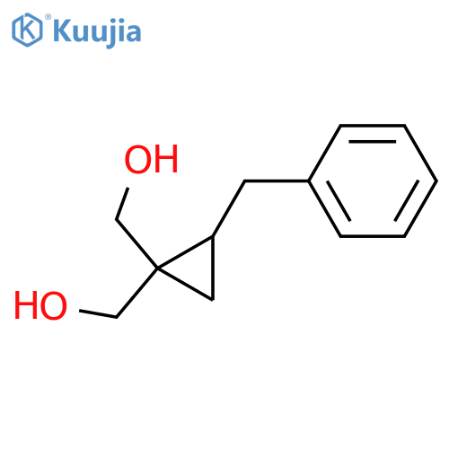 1,1-Cyclopropanedimethanol, 2-(phenylmethyl)- structure