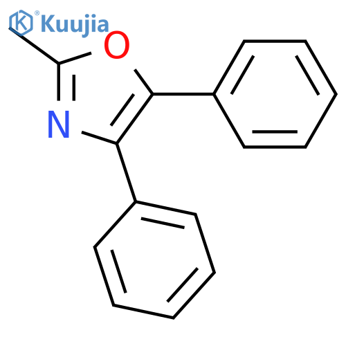 2-Methyl-4,5-diphenyloxazole structure