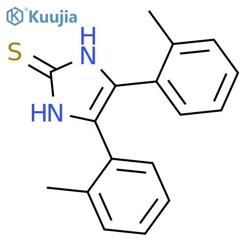 2H-Imidazole-2-thione, 1,3-dihydro-4,5-bis(methylphenyl)- structure
