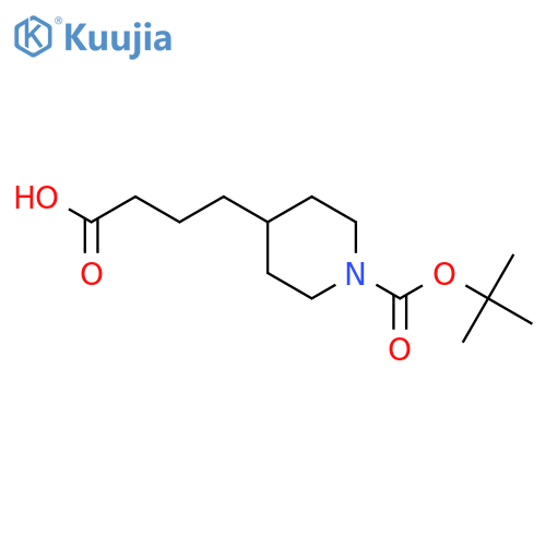 N-Boc-4-Piperidin-4-yl-butyric Acid structure