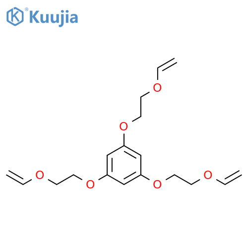 Benzene, 1,3,5-tris[2-(ethenyloxy)ethoxy]- structure