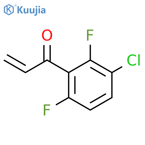 1-(3-chloro-2,6-difluorophenyl)prop-2-en-1-one structure