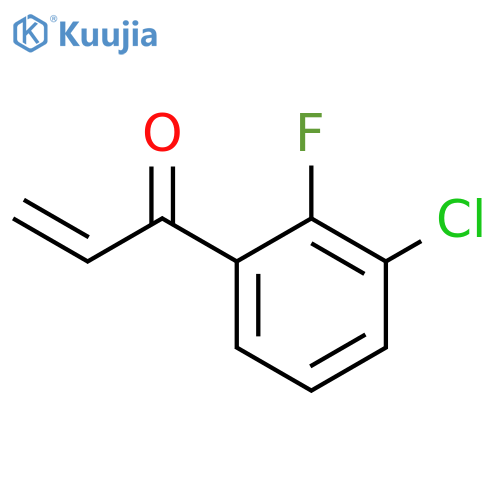 1-(3-chloro-2-fluorophenyl)prop-2-en-1-one structure