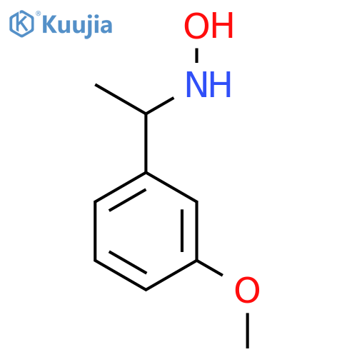 Benzenemethanamine, N-hydroxy-3-methoxy-α-methyl-, (αS)- structure