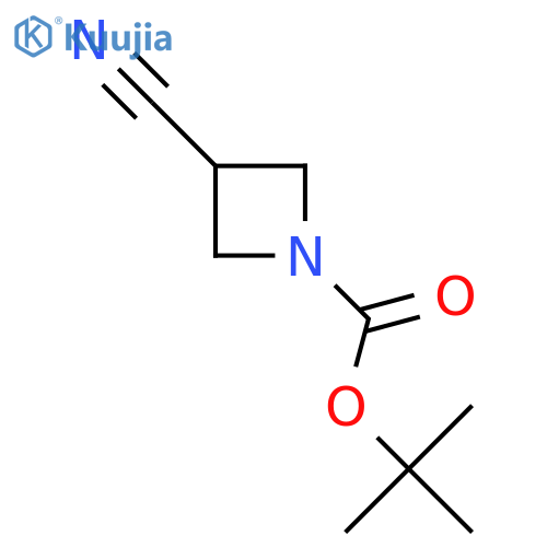 tert-butyl 3-cyanoazetidine-1-carboxylate structure
