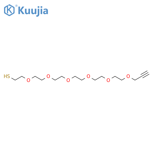 Propargyl-PEG6-SH structure
