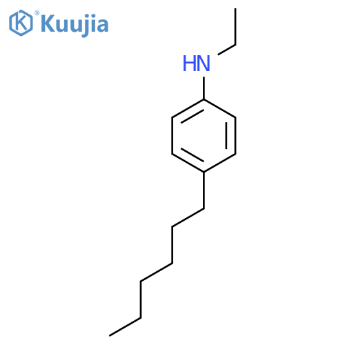 N-Ethyl-4-hexylaniline structure