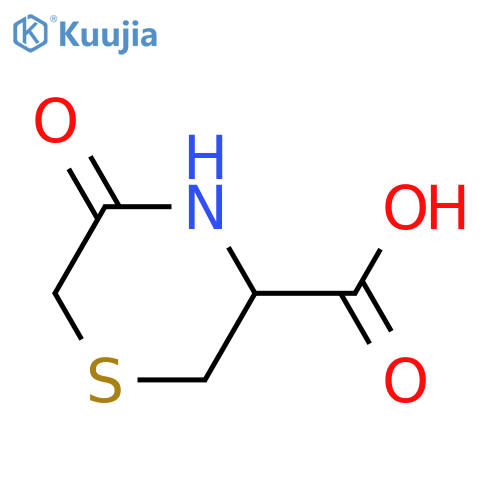 5-oxothiomorpholine-3-carboxylic acid structure