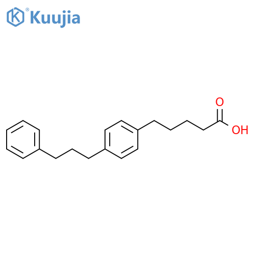 Benzenepentanoic acid, 4-(3-phenylpropyl)- structure