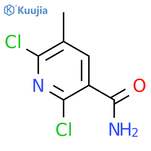 3-PYRIDINECARBOXAMIDE, 2,6-DICHLORO-5-METHYL- structure