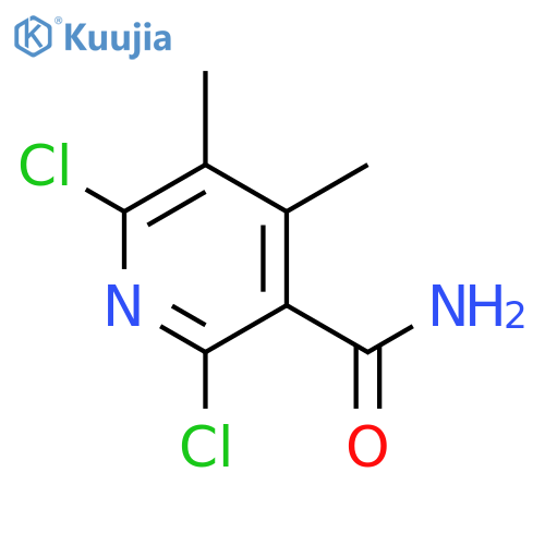3-Pyridinecarboxamide, 2,6-dichloro-4,5-dimethyl- structure