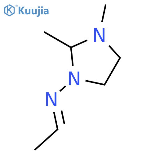 1-Imidazolidinamine, N-ethylidene-2,3-dimethyl- structure
