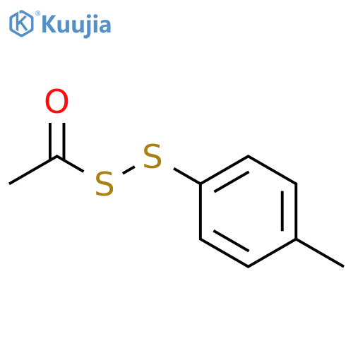 Ethane(dithioperoxoic)acid, 4-methylphenyl ester structure