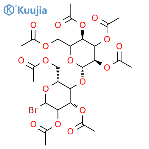 2,3,6,2',3',4',6'-Hepta-O-acetyl-a-D-cellobiosyl Bromide structure