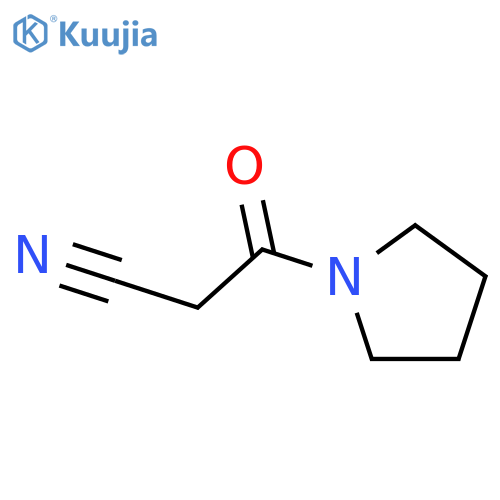 3-Oxo-3-(pyrrolidin-1-yl)propanenitrile structure