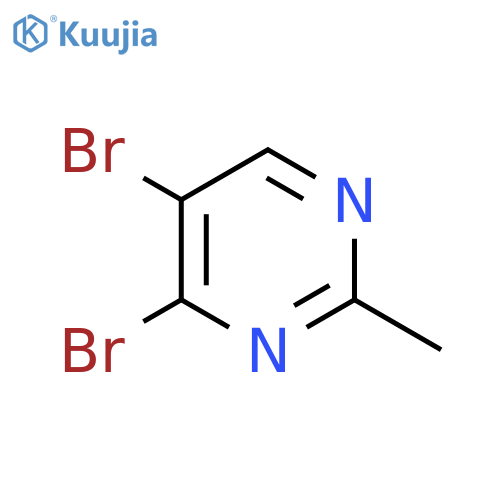 4,5-Dibromo-2-methylpyrimidine structure