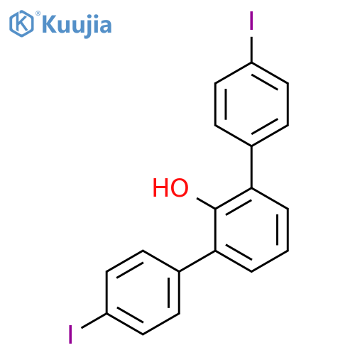 [1,1':3',1''-Terphenyl]-2'-ol, 4,4''-diiodo- structure
