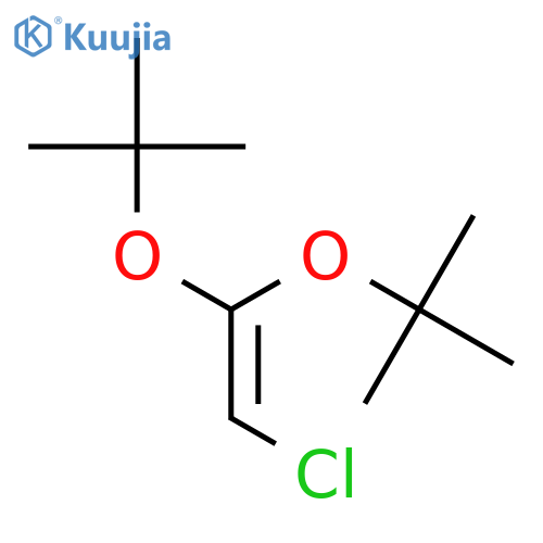 2-[(1-tert-Butoxy-2-chloroethenyl)oxy]-2-methylpropane structure
