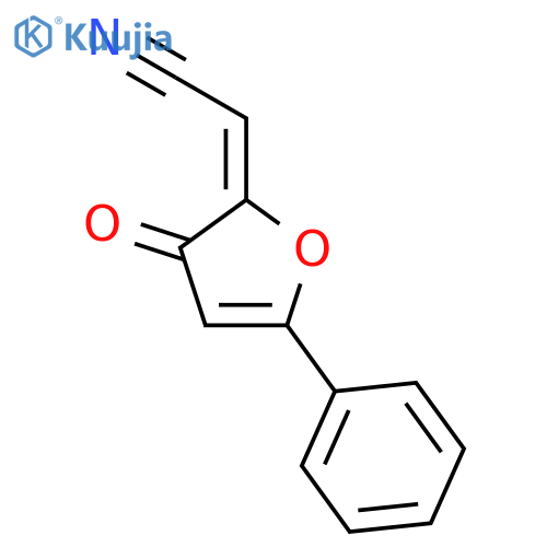 Acetonitrile, (3-oxo-5-phenyl-2(3H)-furanylidene)-, (Z)- structure